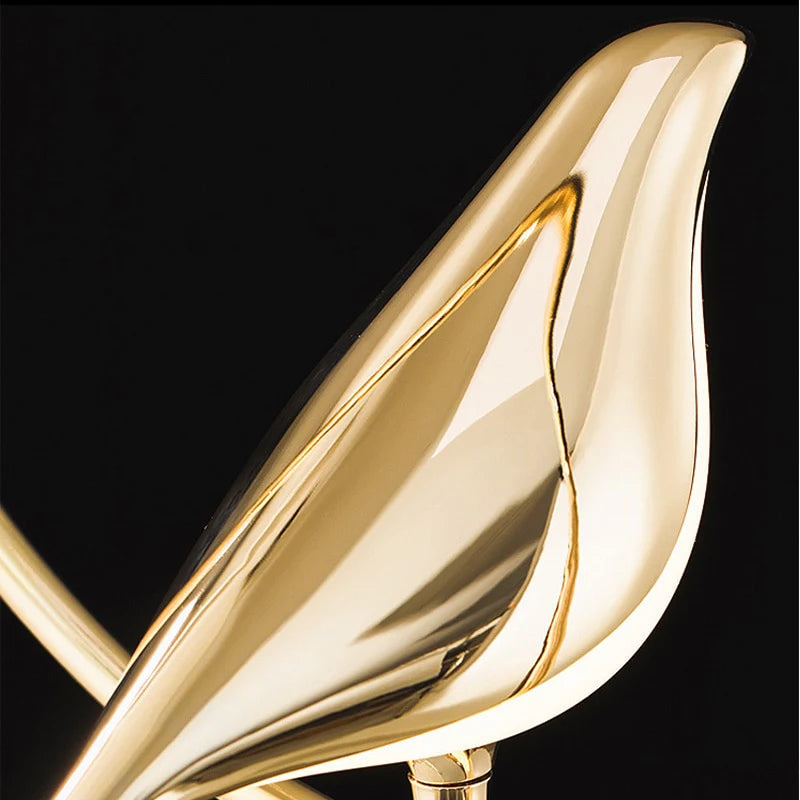 Modern Led Golden Bird Hallway Wall Light