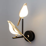 Modern Led Golden Bird Hallway Wall Light