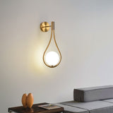 Nordic Glass Globe Wall Light