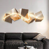 Brilvyn Modern Geometric LED Wall Art