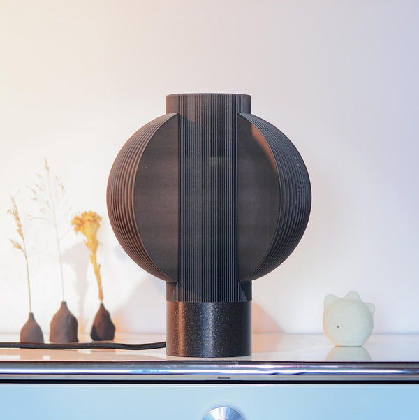 Obsidian Lemon Table Lamp