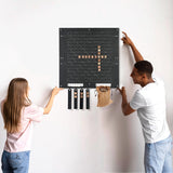 Industrial Metal Wall Words Board