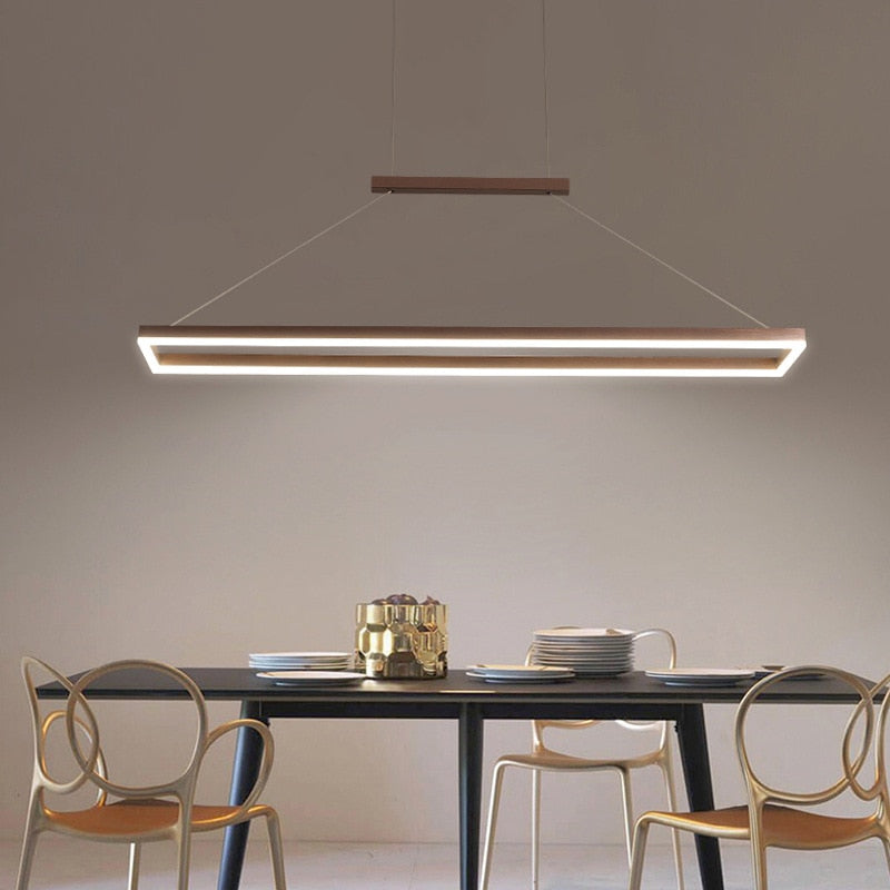 Modern Rectangular Frame LED Light Fixture